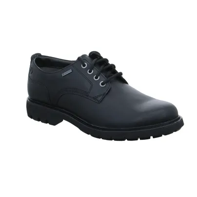 CLARKS Halbschuh Schwarz Leder CLARKS Halbschuh Schwarz Leder