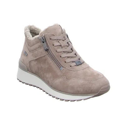 CAPRICE mit TEX Comfort-Mid Cut Sneaker Taupe Leder CAPRICE mit TEX Comfort-Mid Cut Sneaker Taupe Leder