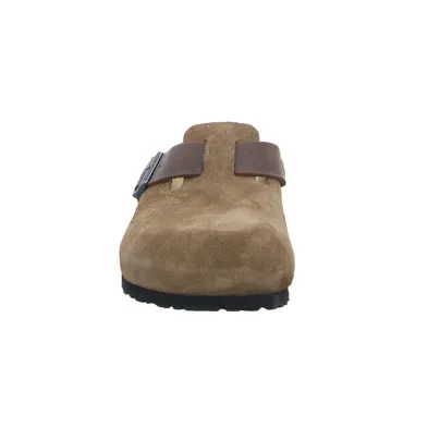 BIRKENSTOCK Normale Breite Bio-Mûles Braun Leder BIRKENSTOCK Normale Breite Bio-Mûles Braun Leder