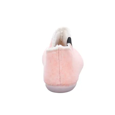 VAN DER LAAN Hausschuh Rosa Textil 