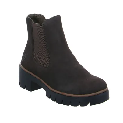 RIEKER Stiefelette Braun Lederimitat RIEKER Stiefelette Braun Lederimitat