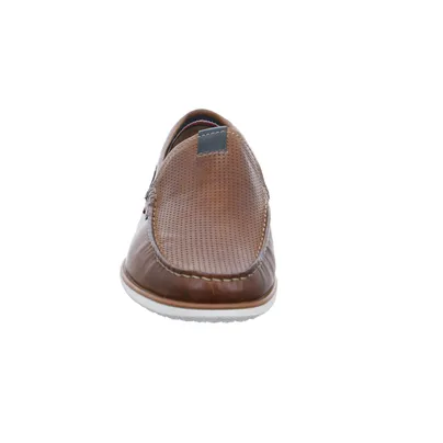 VAN DER LAAN Halbschuh-Schlüpfer Cognac Leder VAN DER LAAN Halbschuh-Schlüpfer Cognac Leder