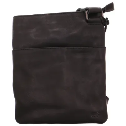 BEAR DESIGN Umhängetasche Schwarz Leder 