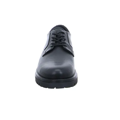 FERNANDO STRAPPA Halbschuh Schwarz Leder FERNANDO STRAPPA Halbschuh Schwarz Leder