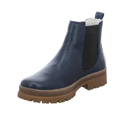 SCHUHENGEL Boot Blau Leder 