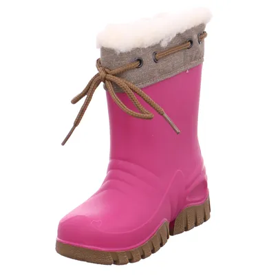 SPIRALE Kinder-Gummistiefel Warmfutter Pink Synthetik SPIRALE Kinder-Gummistiefel Warmfutter Pink Synthetik