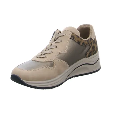 RIEKER Comfort-Schnürer Camel Lederimitat RIEKER Comfort-Schnürer Camel Lederimitat