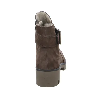 VAN DER LAAN Comfort-Stiefelette Mittelbraun Leder VAN DER LAAN Comfort-Stiefelette Mittelbraun Leder