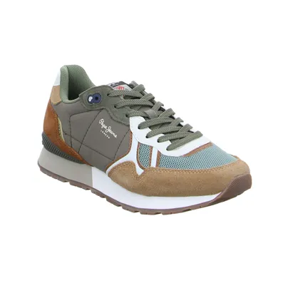 PEPE JEANS Halbschuhe Sneaker Stoff Grün Lederimitat PEPE JEANS Halbschuhe Sneaker Stoff Grün Lederimitat