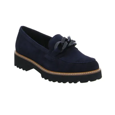 GABOR Slipper Blau Leder GABOR Slipper Blau Leder