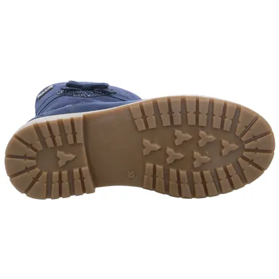 SCHUHENGEL Lederstiefel Kleinkinder-Winterstiefel Dunkelblau Leder SCHUHENGEL Lederstiefel Kleinkinder-Winterstiefel Dunkelblau Leder
