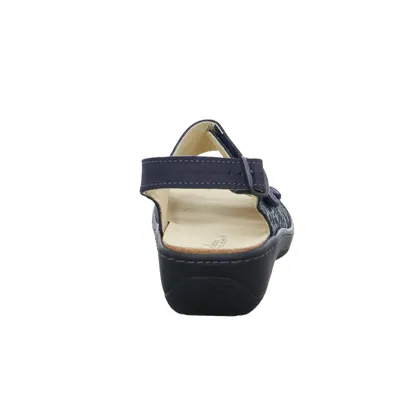COMFORT LOVER Comfort-Sandalette Blau Leder COMFORT LOVER Comfort-Sandalette Blau Leder
