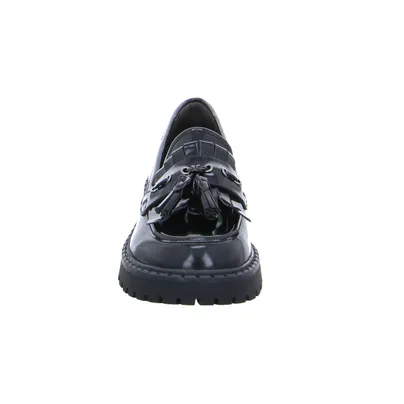TAMARIS Slipper Schwarz Lederimitat TAMARIS Slipper Schwarz Lederimitat