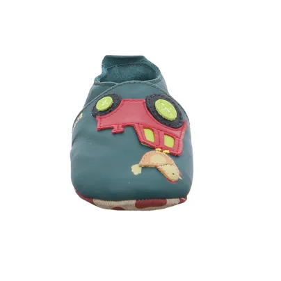 BOBUX Krabbelschuh Grün Leder BOBUX Krabbelschuh Grün Leder