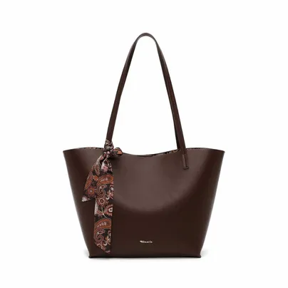 TAMARIS Shopper Braun Lederimitat 