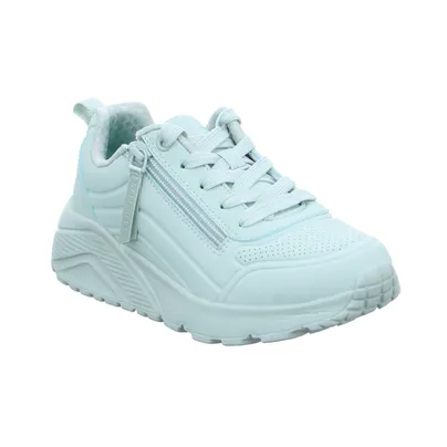 SKECHERS Sneaker Mädchen-Halbschuh Binder Pastelgrün Lederimitat 
