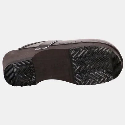 * Zoccoli / Gloggs Schwarz Leder * Zoccoli / Gloggs Schwarz Leder