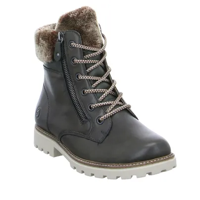 REMONTE Boot Dunkelgrün Leder REMONTE Boot Dunkelgrün Leder