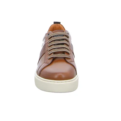 EXTON Halbschuhe Sneaker Cognac Leder EXTON Halbschuhe Sneaker Cognac Leder
