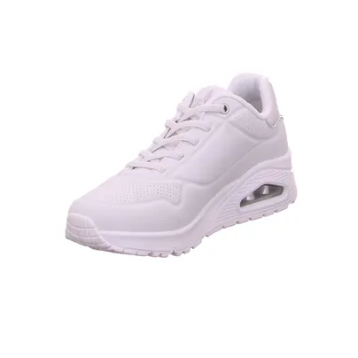 SKECHERS Sneaker Weiss Lederimitat 