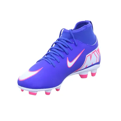 NIKE JR SUPERFLY 10 CLUB FG/MG Fussball Nocken Blau Synthetik NIKE JR SUPERFLY 10 CLUB FG/MG Fussball Nocken Blau Synthetik