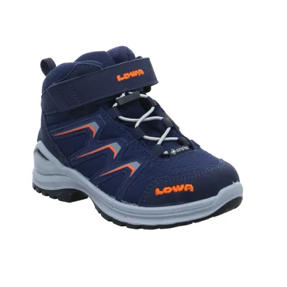 LOWA Maddox MID GTX JR Kinder-Wanderschuhe Blau Synthetik LOWA Maddox MID GTX JR Kinder-Wanderschuhe Blau Synthetik