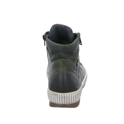 REMONTE mit TEX Membrane Mid Cut Sneaker Olive Leder 