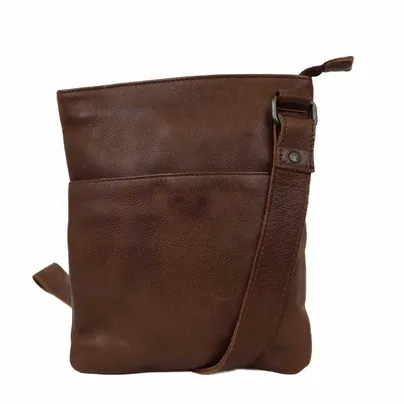 BEAR DESIGN Umhängetasche Braun Leder BEAR DESIGN Umhängetasche Braun Leder