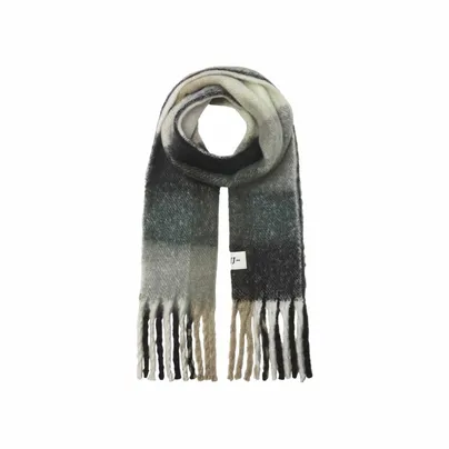 JACK & JONES grosse Fransen Schal Schwarz Textil JACK & JONES grosse Fransen Schal Schwarz Textil