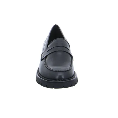 TAMARIS Slipper Schwarz Leder TAMARIS Slipper Schwarz Leder