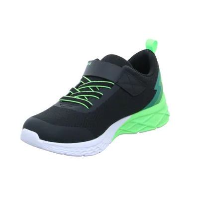 SKECHERS Sneaker Jungen-Halbschuh Klett Schwarz Textil SKECHERS Sneaker Jungen-Halbschuh Klett Schwarz Textil