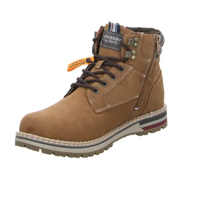 DOCKERS Winter-Boots Cognac Lederimitat 