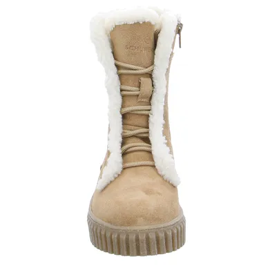 SCHUHENGEL Boot Beige Leder SCHUHENGEL Boot Beige Leder