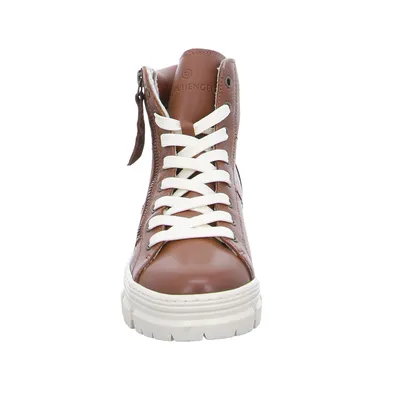 SCHUHENGEL Boot Cognac Leder SCHUHENGEL Boot Cognac Leder