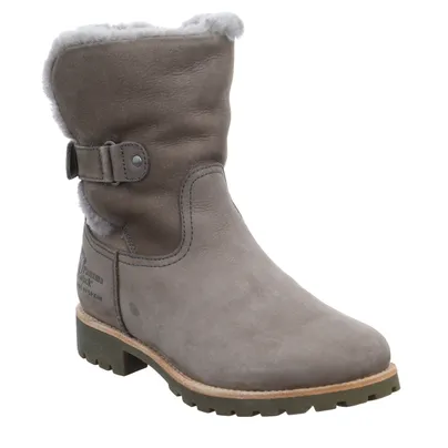 PANAMA JACK mit Lammfell - Innenfutter Stiefel Grau Leder PANAMA JACK mit Lammfell - Innenfutter Stiefel Grau Leder