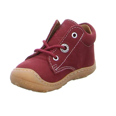 PEPINO Bottine Unisex Lauflernschuh Dunkelrot Leder 