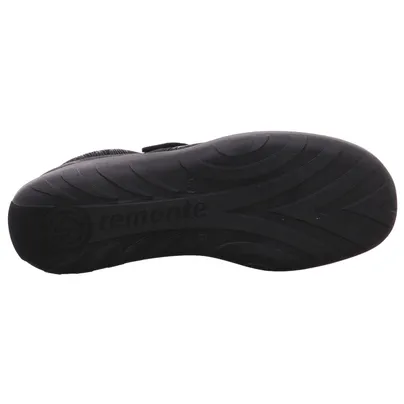 REMONTE mit Wechselfussbett Ballerina Schwarz Lederimitat REMONTE mit Wechselfussbett Ballerina Schwarz Lederimitat