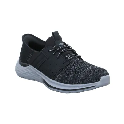 SKECHERS Air-Cooled Memory Foam Halbschuhe Sneaker Stoff Schwarz Synthetik SKECHERS Air-Cooled Memory Foam Halbschuhe Sneaker Stoff Schwarz Synthetik
