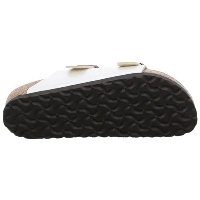 BIRKENSTOCK Bio-Fussbett Offwhite Lederimitat BIRKENSTOCK Bio-Fussbett Offwhite Lederimitat