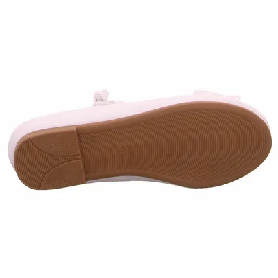 ZOTH Festlicher Sommerschuh Mädchen-Ballerina Weiss Lederimitat ZOTH Festlicher Sommerschuh Mädchen-Ballerina Weiss Lederimitat