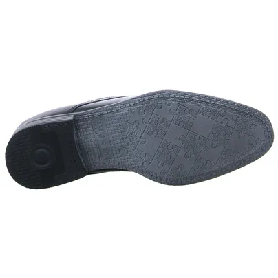 BUGATTI SHOES Halbschuh-City Schwarz Leder 