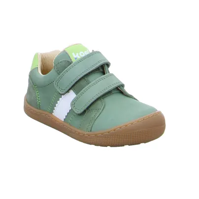 KOEL Kleinkinder-Halbschuh Klett Grün Leder 