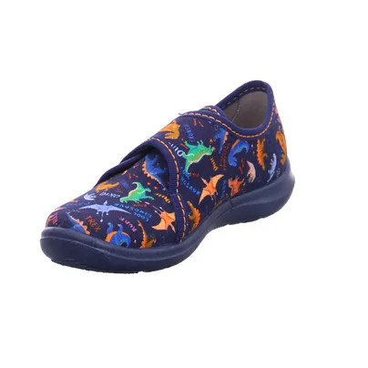 BECK Unisex Kinder-Hausschuh Dunkelblau Textil BECK Unisex Kinder-Hausschuh Dunkelblau Textil
