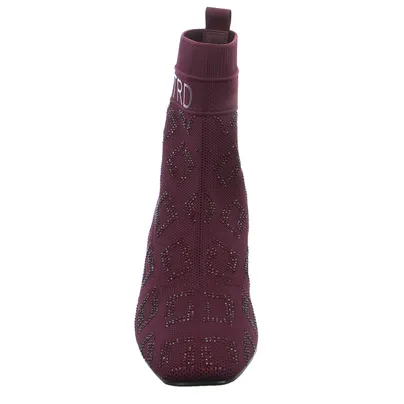 LA STRADA Stiefelette Bordeau Textil LA STRADA Stiefelette Bordeau Textil
