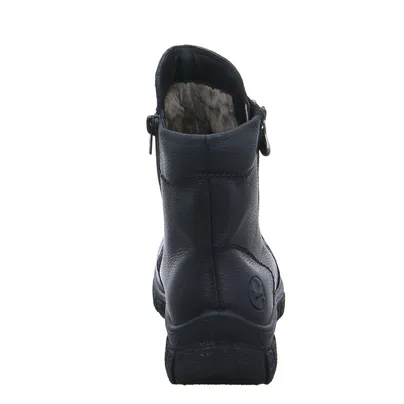 RIEKER TEX + Lammfellfuttter Comfort-Boot Schwarz Leder RIEKER TEX + Lammfellfuttter Comfort-Boot Schwarz Leder
