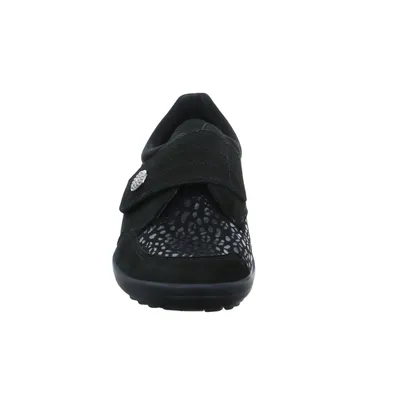 VAN DER LAAN mit Wechselfussbett Comfort-Velcro Schwarz Leder VAN DER LAAN mit Wechselfussbett Comfort-Velcro Schwarz Leder