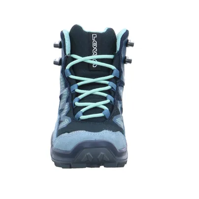 LOWA Kinder-Wanderschuhe Blau Leder 