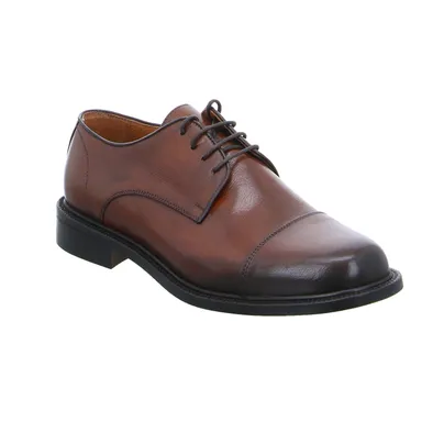 EXTON Halbschuh-City Cognac Leder 