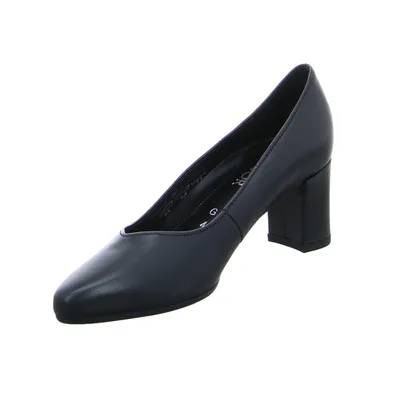 GABOR Pumps Schwarz Leder 