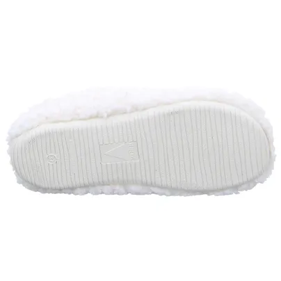 VERBENAS Hausschuh Offwhite Textil 